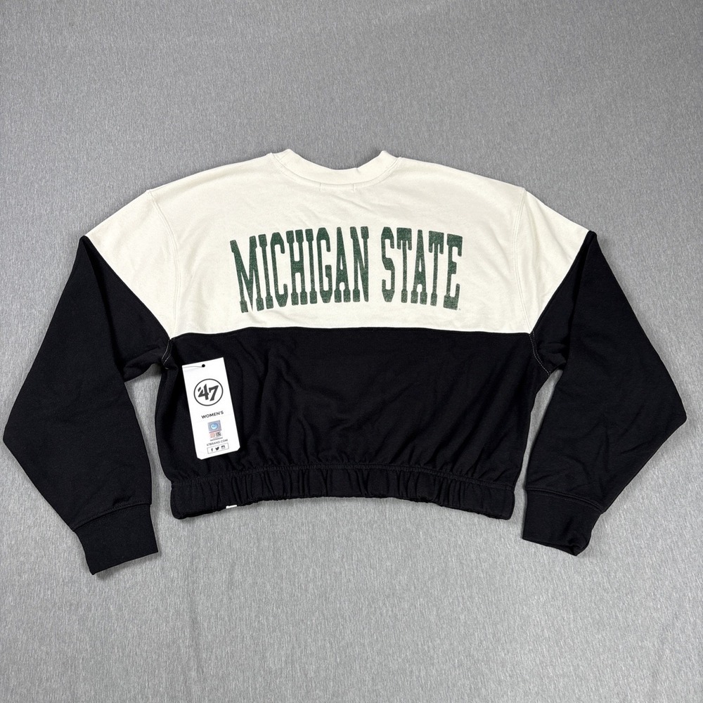Michigan State Spartans '47 Women's Take Two Bonita Pullover Sweatshirt - Small - Picture 11 of 14